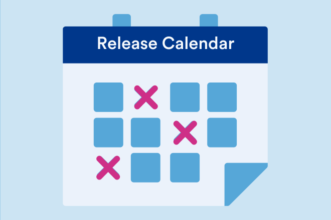 Release calendar